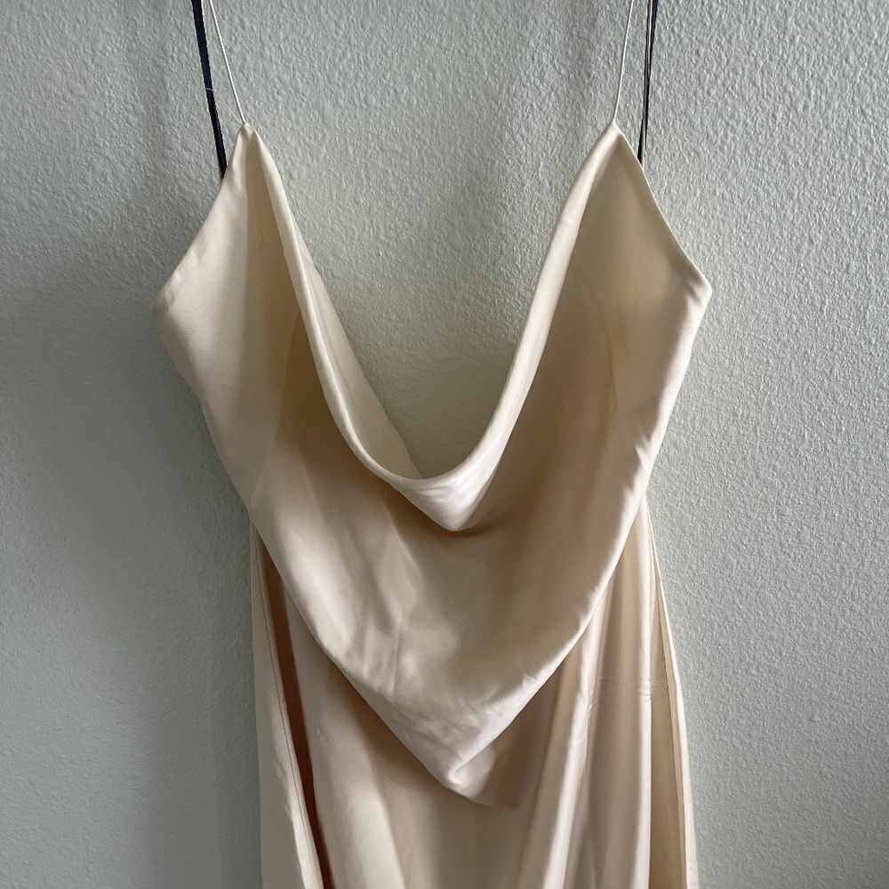 Satin Mini Dress - Picture 5 of 8
